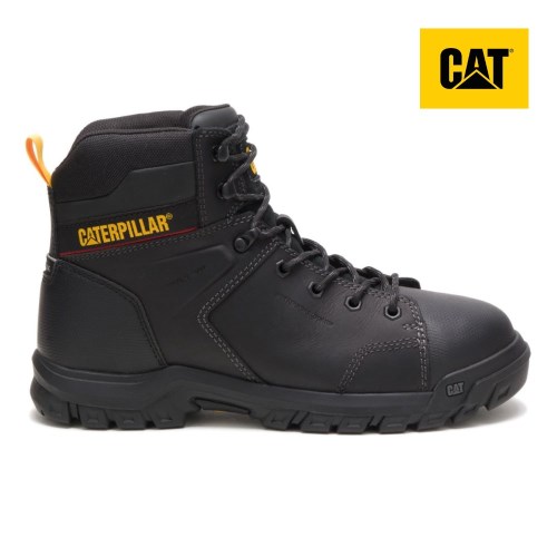 Caterpillar Wellspring Waterproof Metatarsal Guard Steel Toe Werkschoenen Heren Zwart (LJPX.NL)